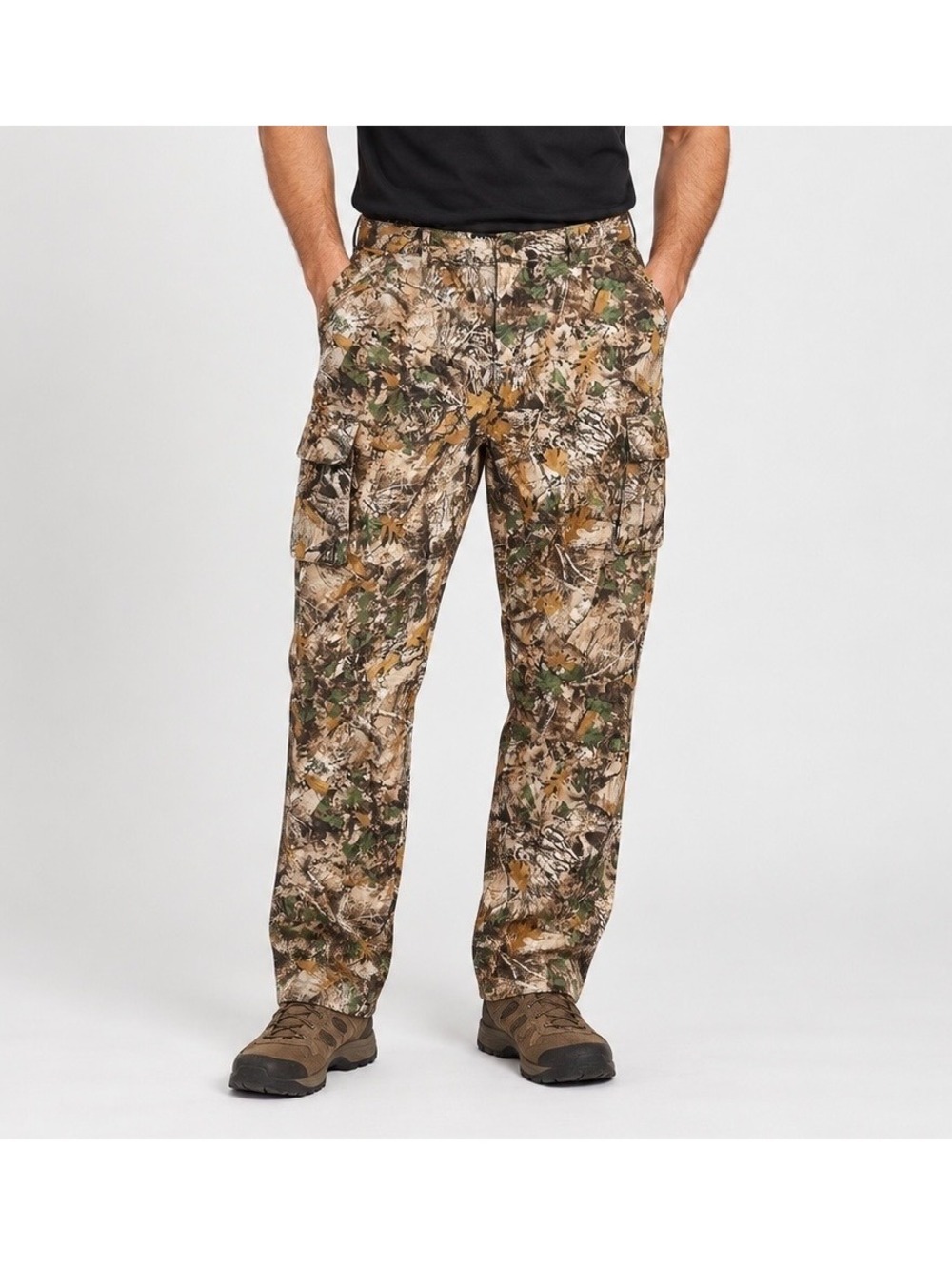 MAN Goodfellow Men’s Camo Cargo Hunting Pants Size 40 40x31 Woodland Outdoor